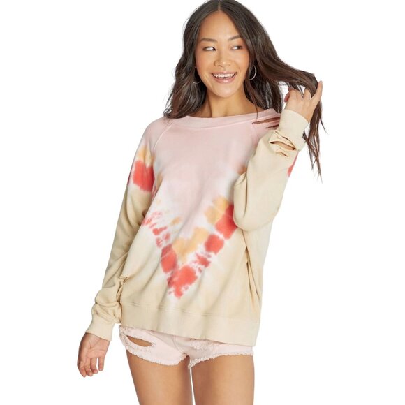 Wildfox Pink and Orange Tie-Dye Sweatshirt - Picture 10 of 10